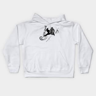 Seahorse Jousting 02 Kids Hoodie